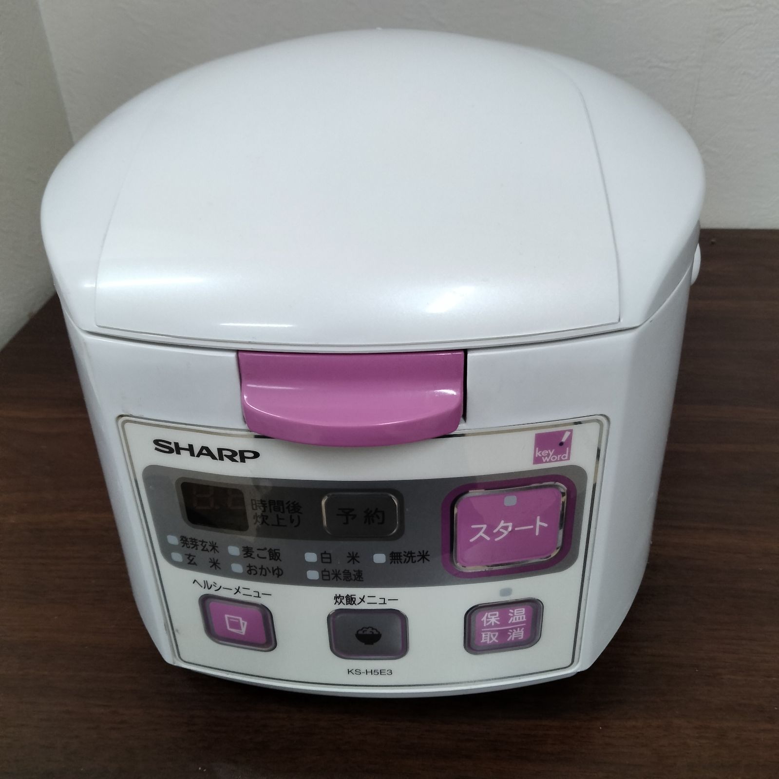 [N-3355] SHARP シャープ ジャー炊飯器　KS-H5E3-KP 0.54L 2006年製