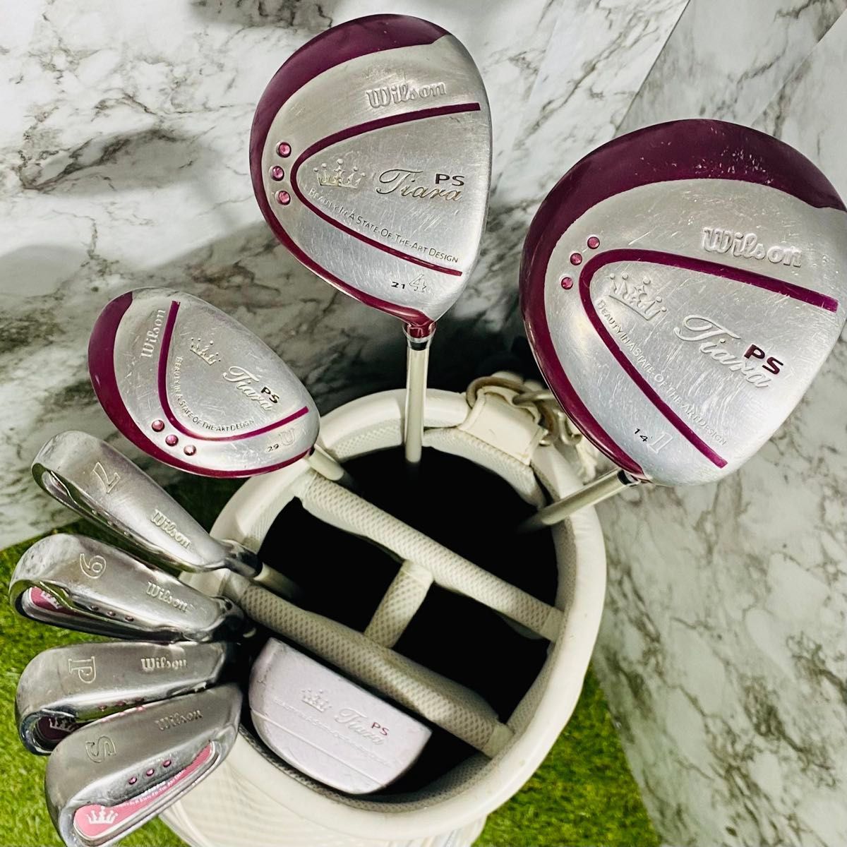 PARIS レディースゴルフセット 初心者 コースデビュー ハーフ パリス　7本 パリス ゴルフクラブ セット PARIS 初心者向け ゴルフクラブ7本セット