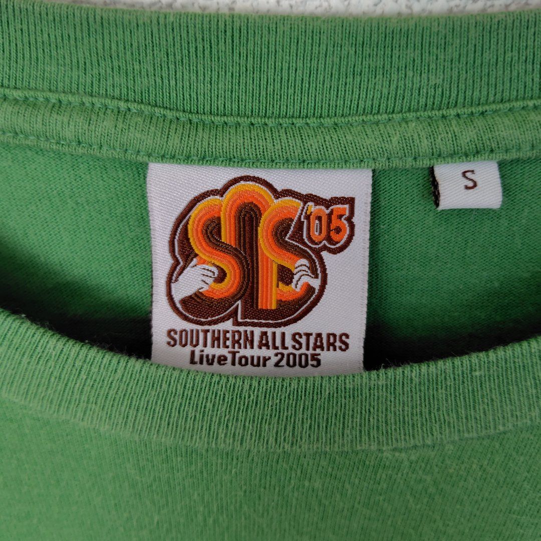 サザンオールスターズ　Tシャツ2005 グリーン SOUTHERN ALL STARS サザンオールスターズ Tシャツ 2005 ツアーT