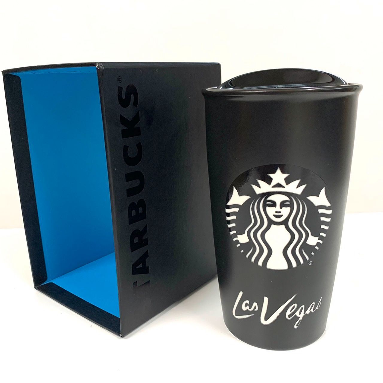 STARBUCKS】スターバックス/ラスベガス限定陶器タンブラー/ブラック