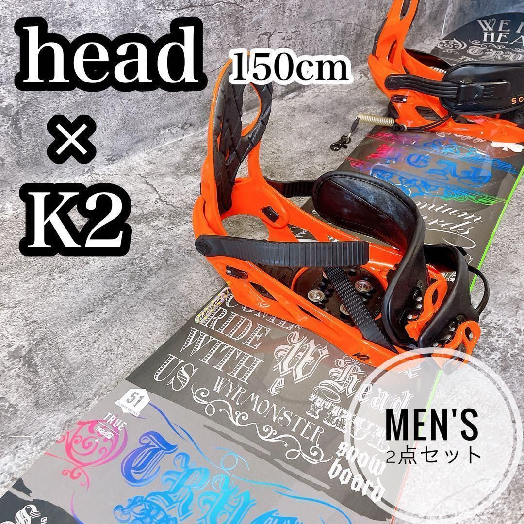 head K2 スノーボード 150cm メンズ 2点セット 初心者向け