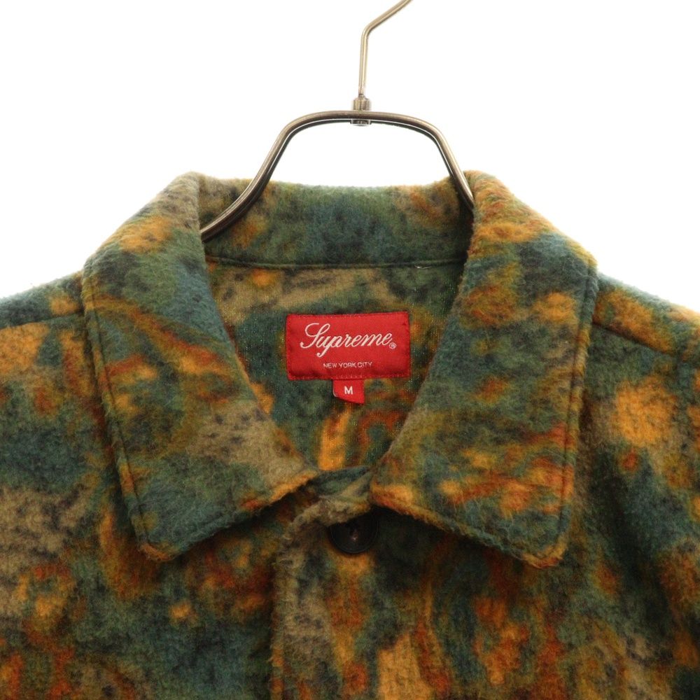 SUPREME (シュプリーム) 21AW Paisley Fleece Shirt ペイズリー