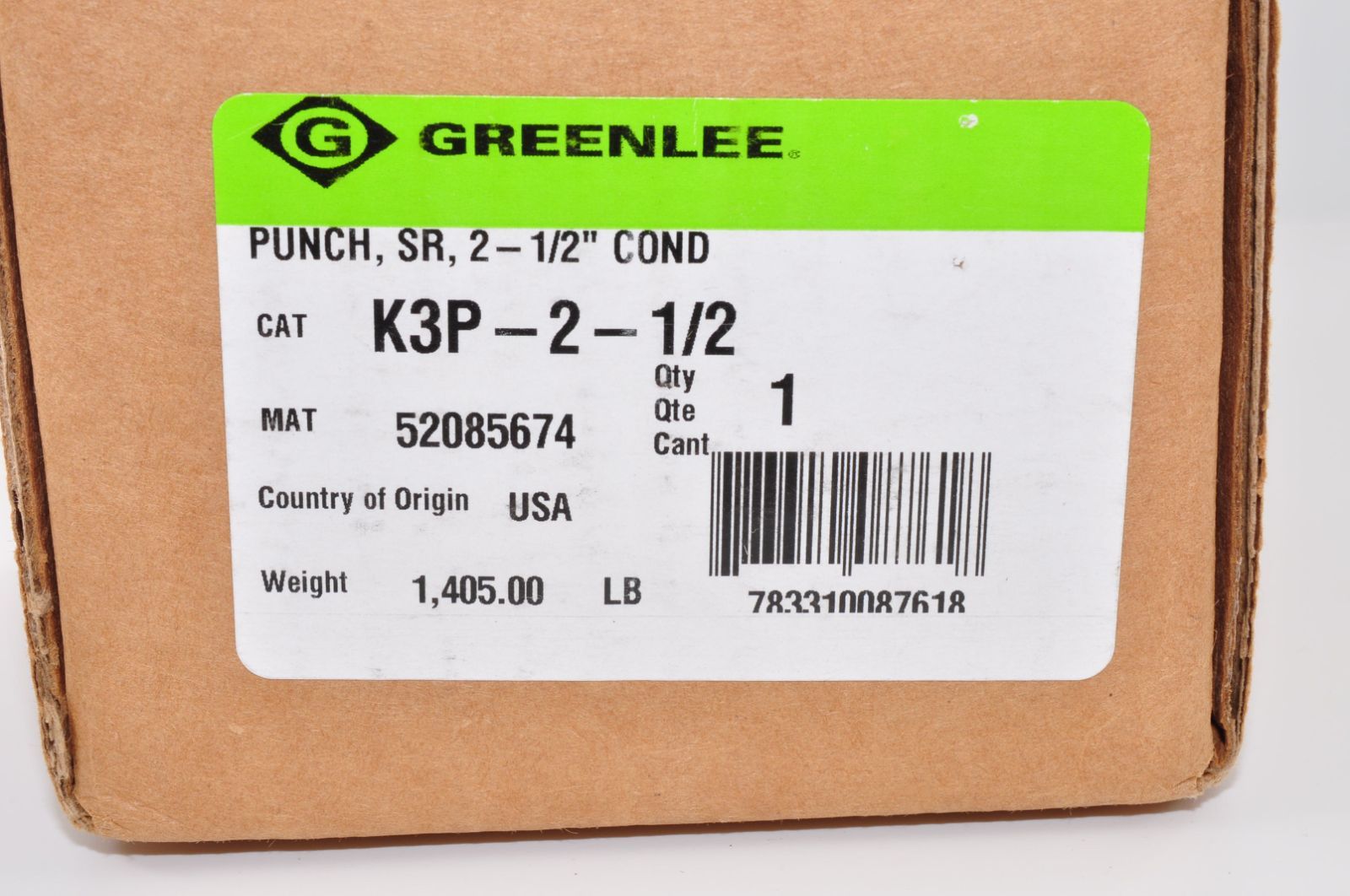 グリンリー パンチャー用パンチΦ74