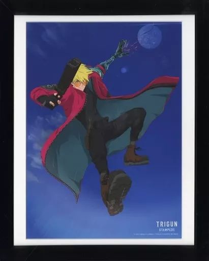 中古】原画イラストボード 付属品付)TRIGUN STAMPEDE キャラファイン