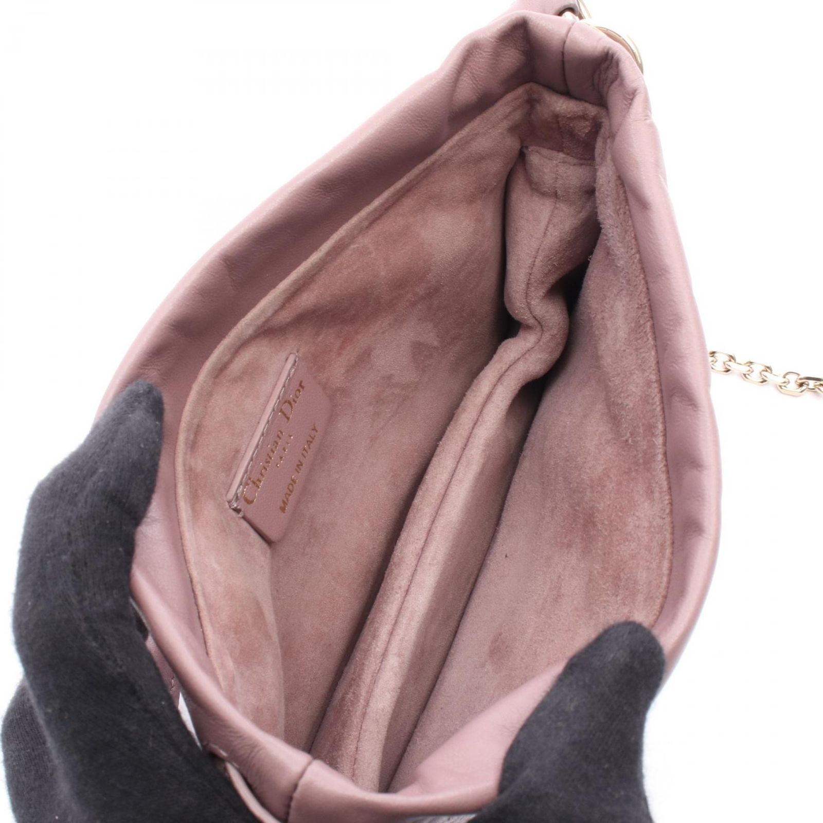 ディオール Dior ショルダーバッグ ミリー カナージュ パープル