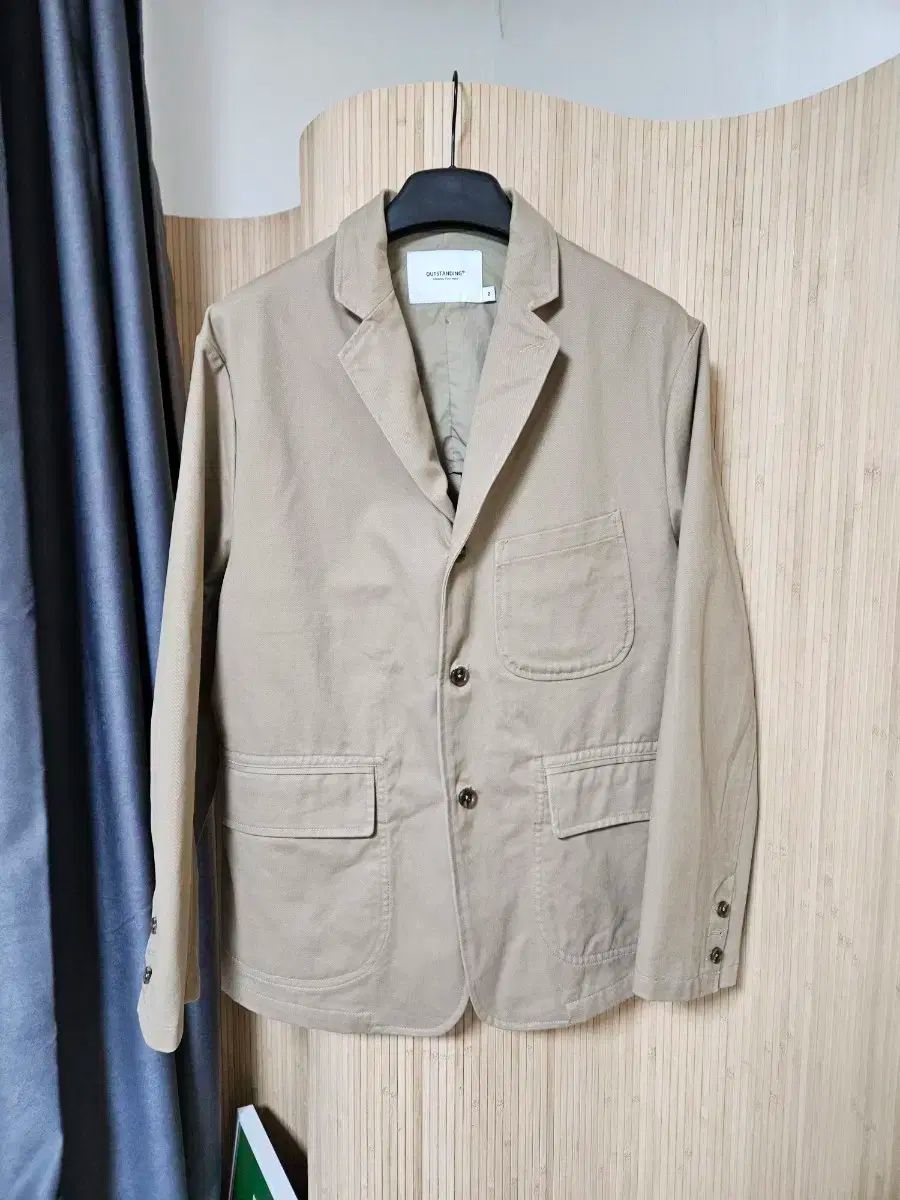 25 fw OUTSTANDING - CO アウトスタンディング ハイデンシティ コットンジャケット 2 m