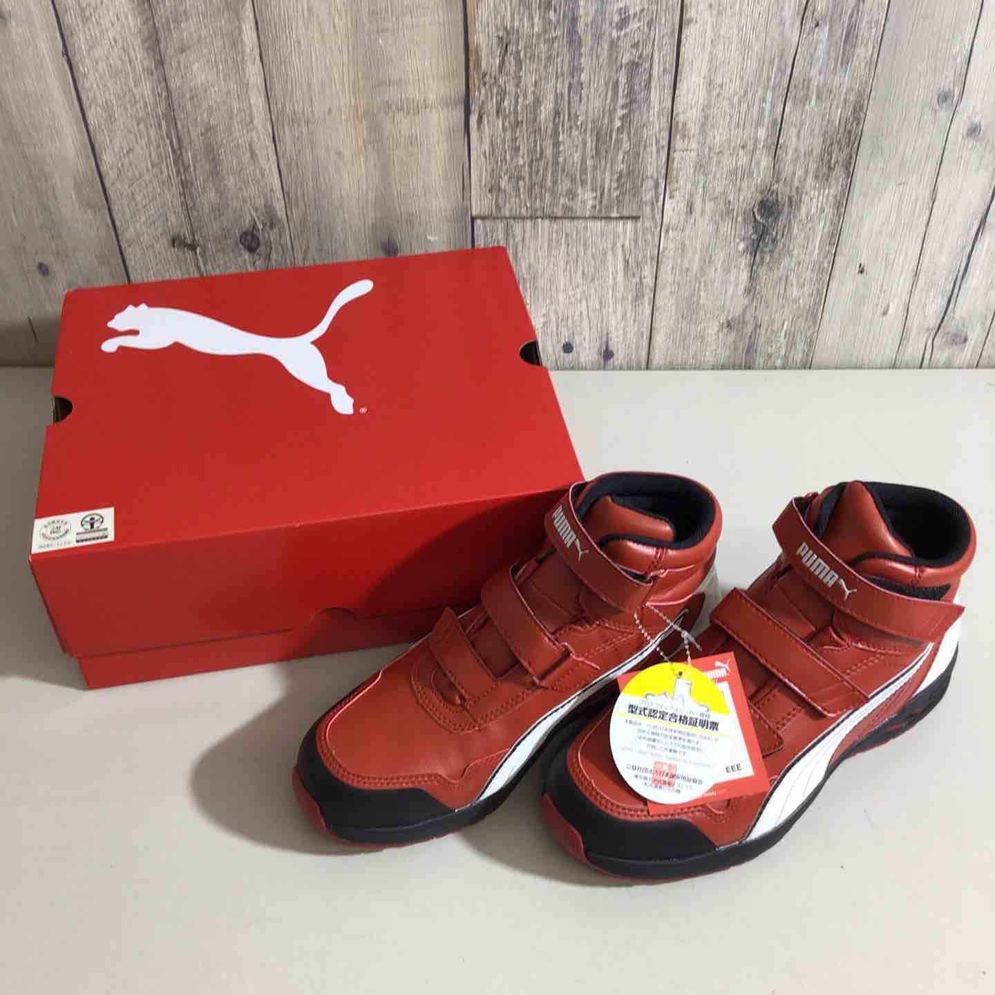 PUMA 安全靴 26.0 EEE 黒/赤 PUMA 安全靴 26.0 EEE 黒/赤 未使用品】PUMA プーマ 安全靴