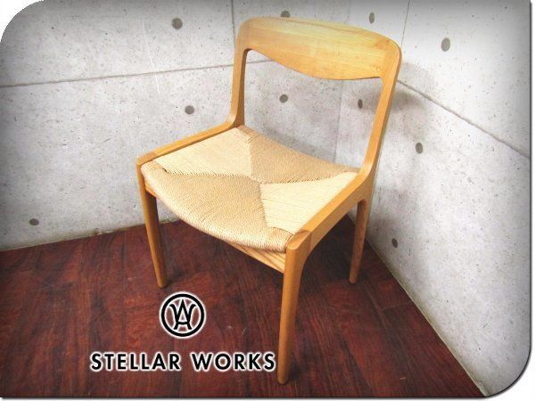 展示品/未使用品/STELLAR WORKS/FLYMEe取扱い/ChurchChair(1956)/チャーチチェア/Vilhelm Wohlert/グレンホワイト/チェア/185900円/ft8589k