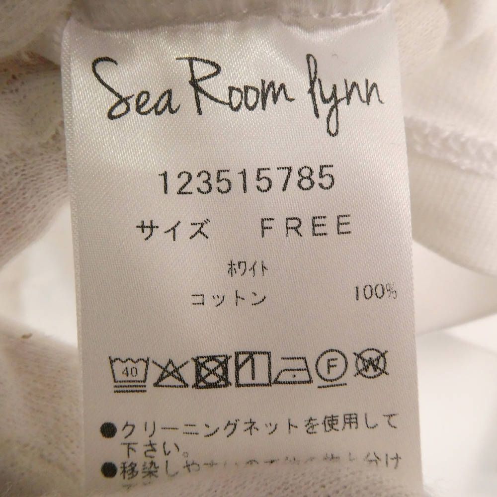 未使用 sea room lynn シールームリン Wide sleeve コットン ロンT