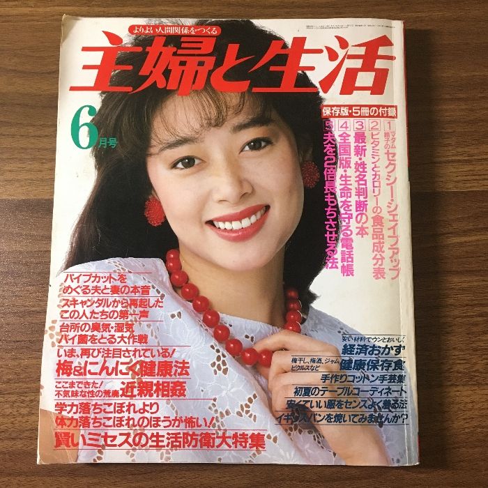 当時物『主婦と生活 1983年6月号』 昭和58年・1983年 主婦と生活社