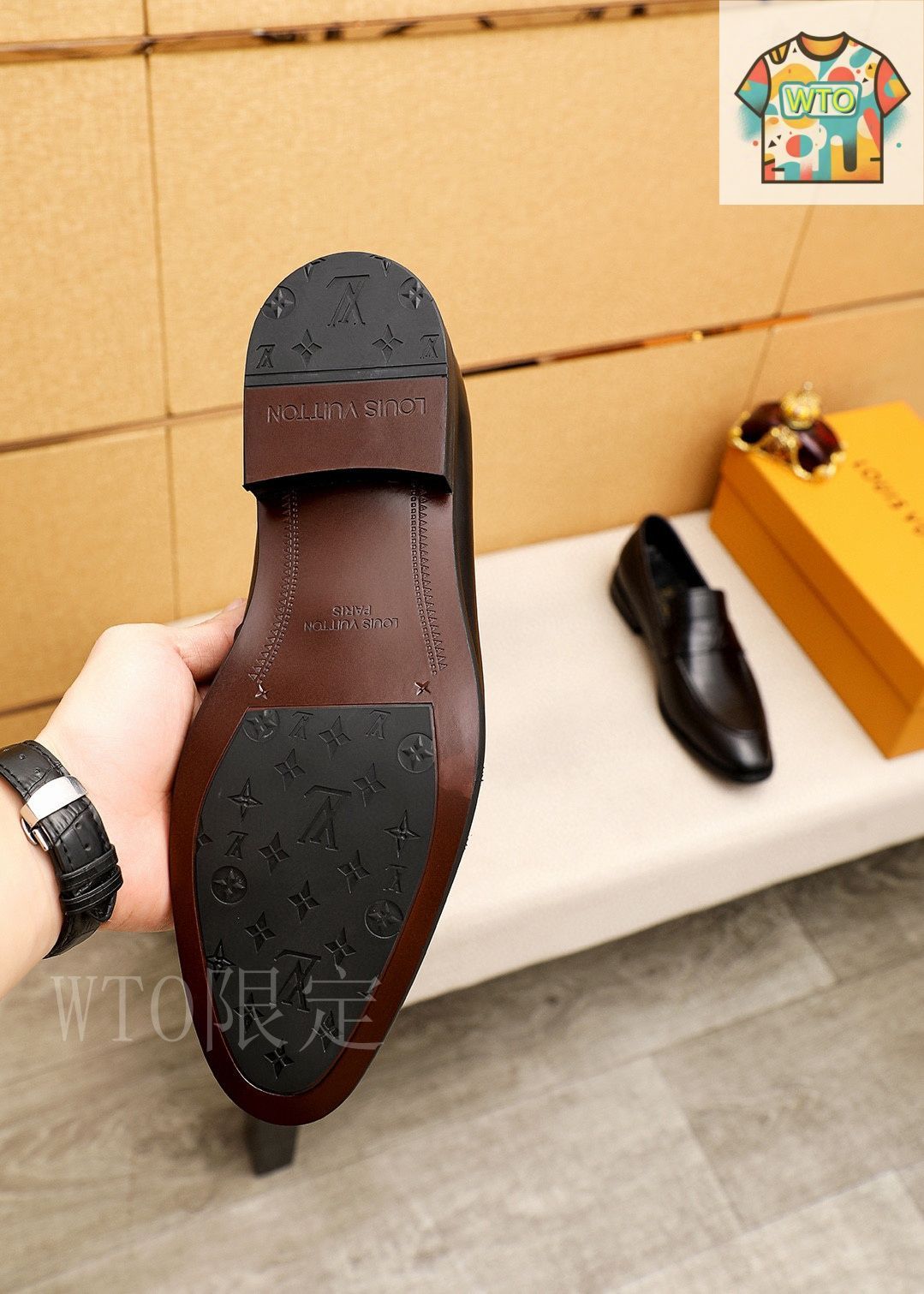 LOUIS VUITTON ルイ・ヴィトン カジュアルレザーシューズ19-1