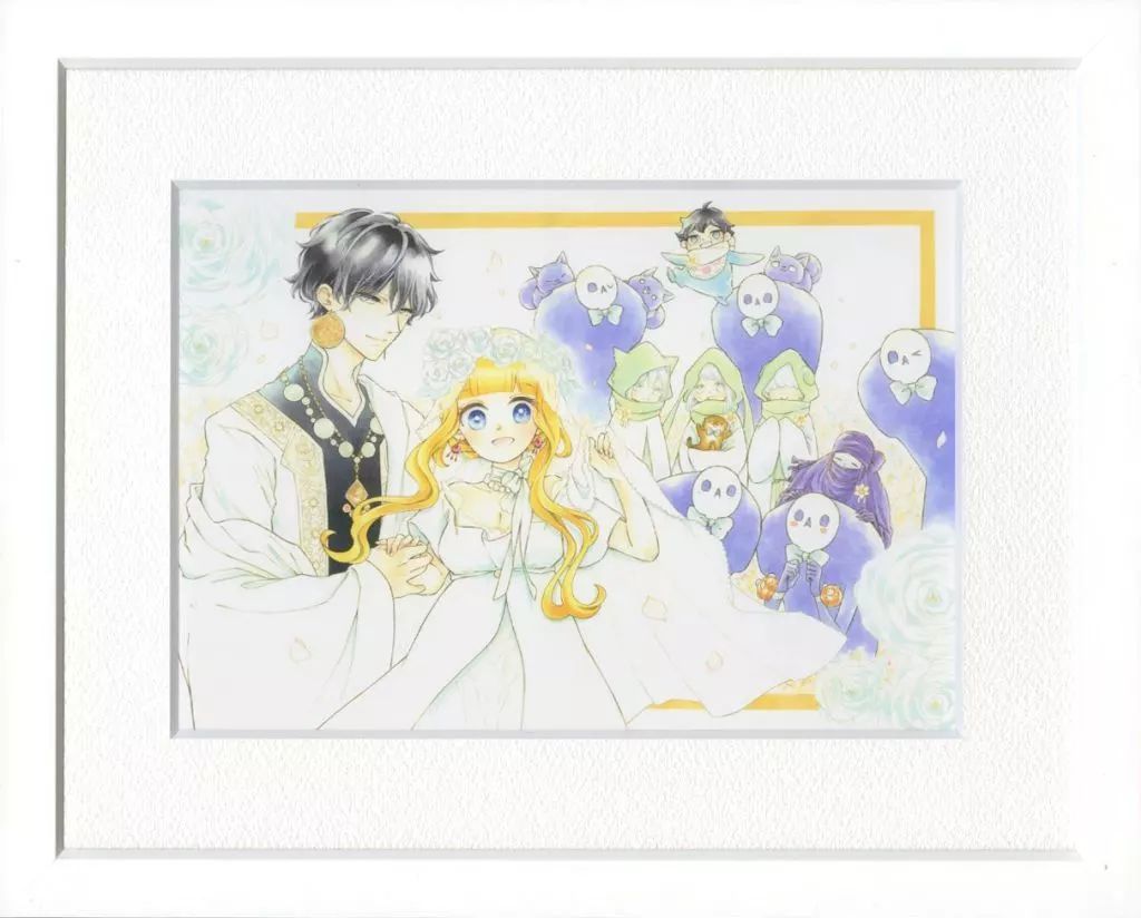 原画イラストボード 付属品付 漫福ガチャ コレットは死ぬことにした完結記念 A賞 キャラファイングラフ 高精細複製原画B