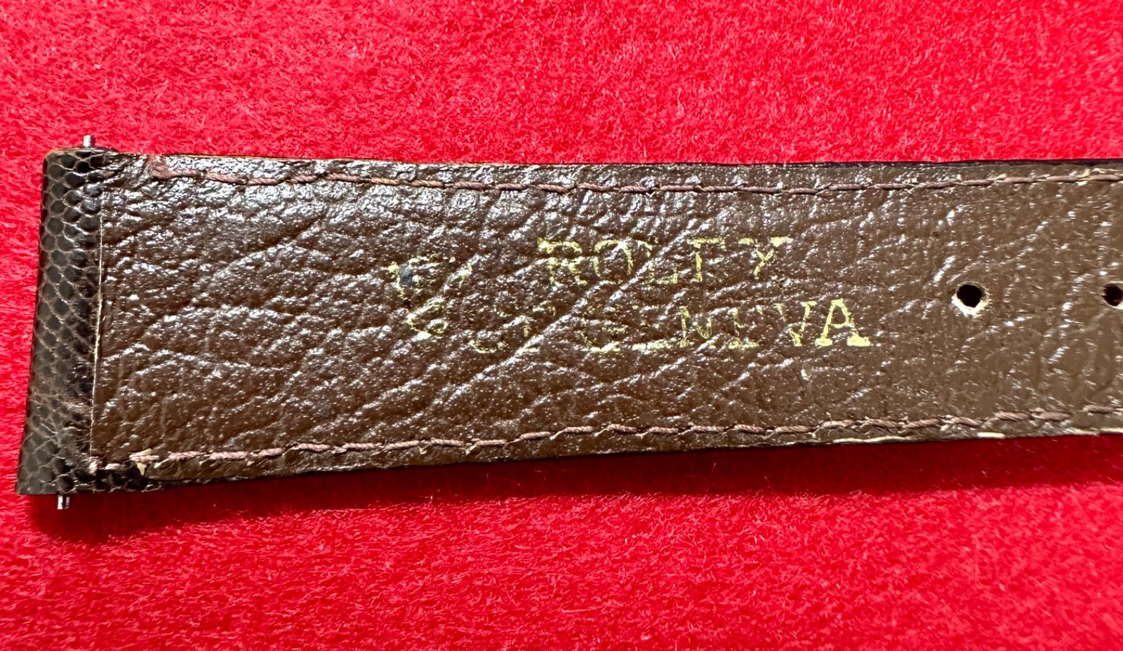 純正パーツ ROLEX ロレックス レザーベルト 尾錠 取付幅20mm