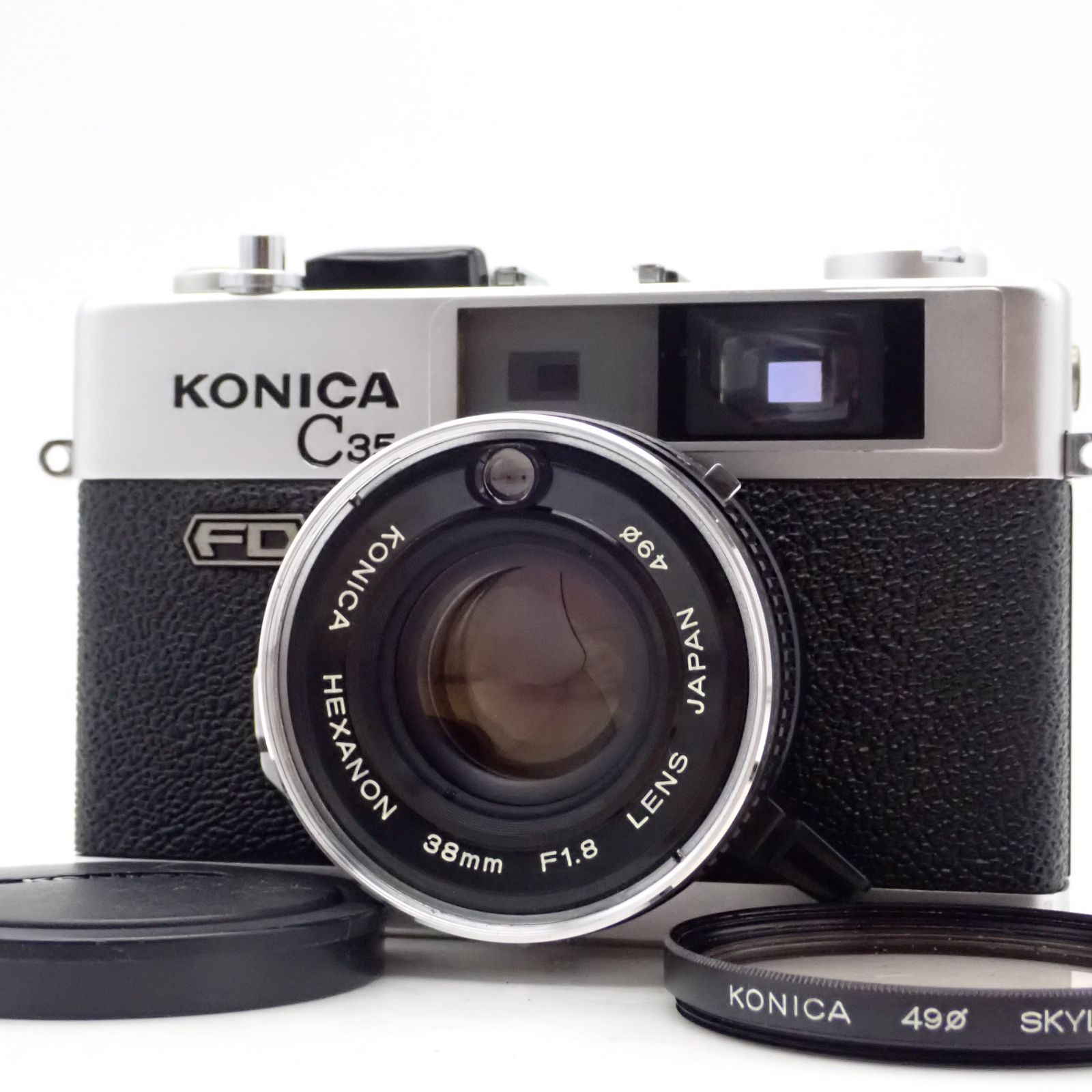 美品 KONICA C35 FD HEXANON 38mm f1.8 レンジファインダー