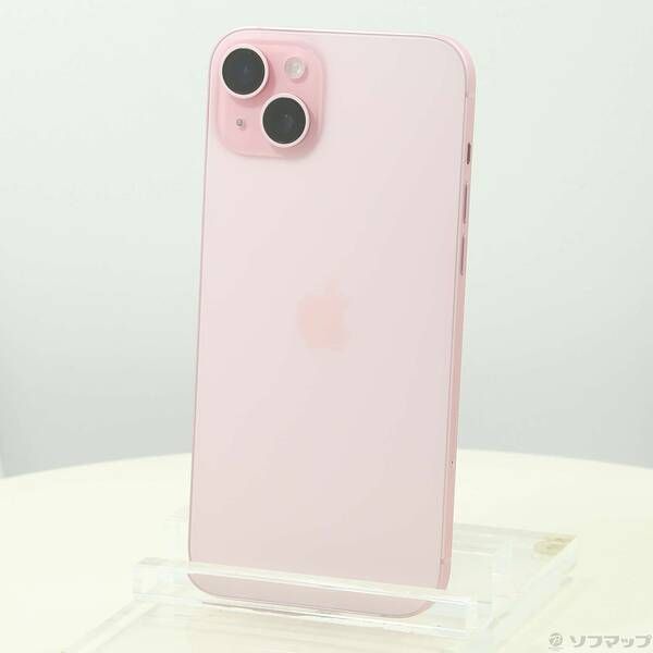 中古品〕 iPhone15 Plus 128GB ピンク MU093J／A SIMフリー【349