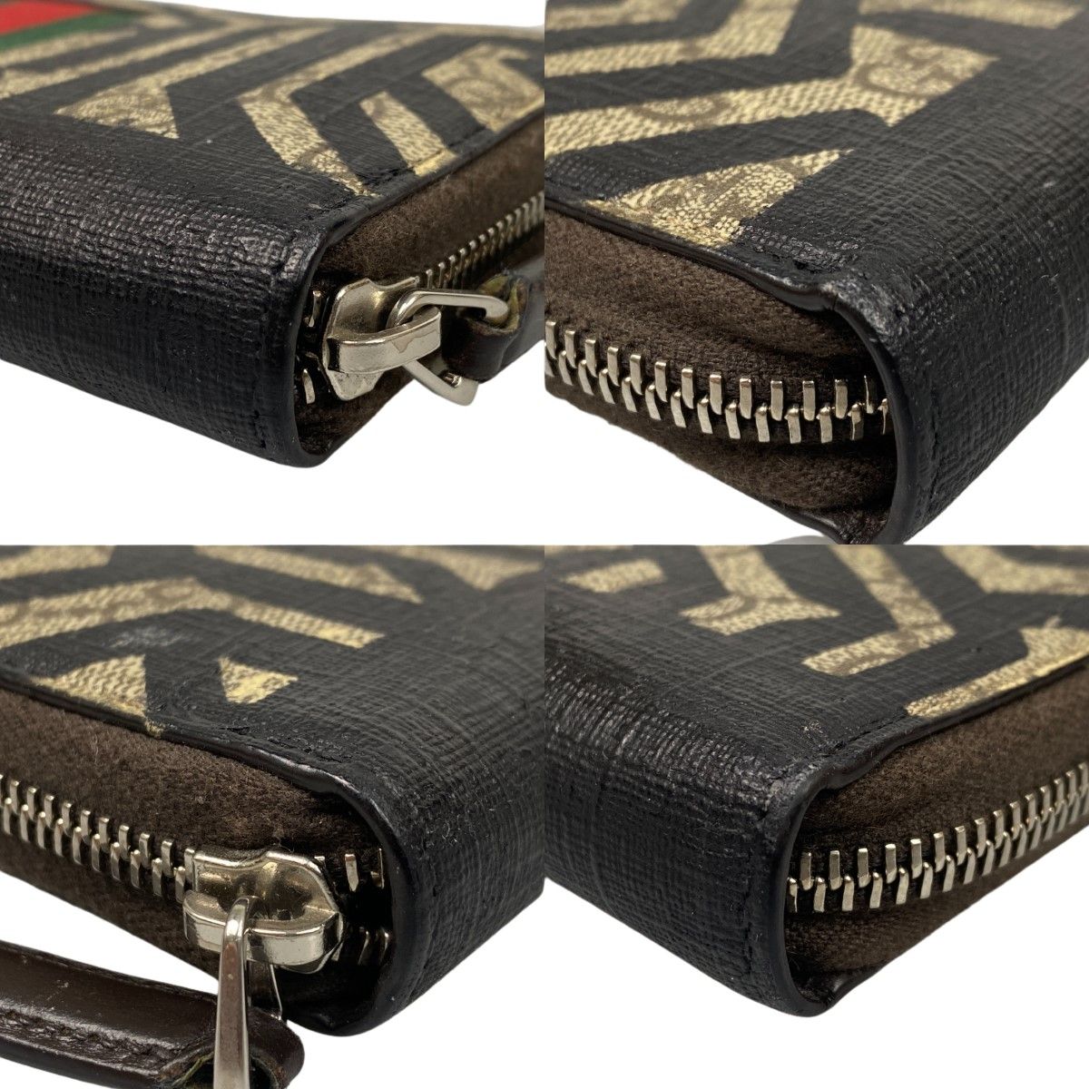 GUCCI グッチ 長財布 ラウンドファスナー GGスプリーム シェリー