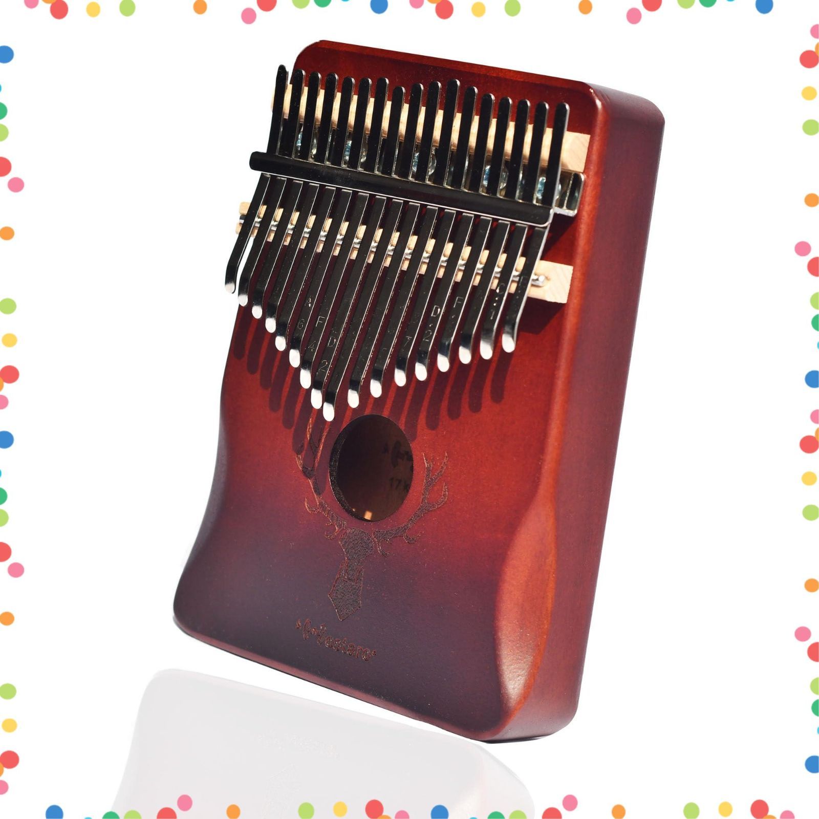 在庫セール】17キー 楽器 kalimba 人気 高級保護ケース付き 親指ピアノ 初心者向 カリンバ 日本語マニュアル Hostaro  艶なし（ボックス） - メルカリ