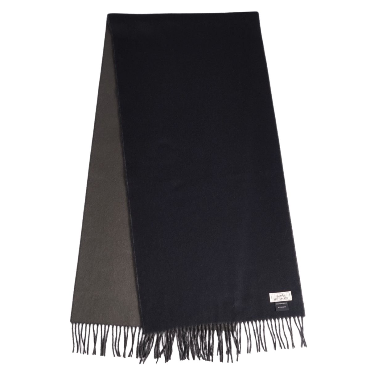 美品 HERMES エルメスマフラー 、チーフ　H柄セット 美品 HERMES エルメスマフラー 、チーフ H柄セット 美品 HERMES