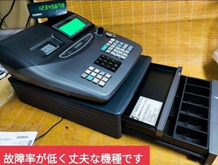 カシオレジスター　TE-120　フル設定込み　送料無料　人気機種　226882 カシオレジスターTE-120フル設定込み送料無料人気機種226882