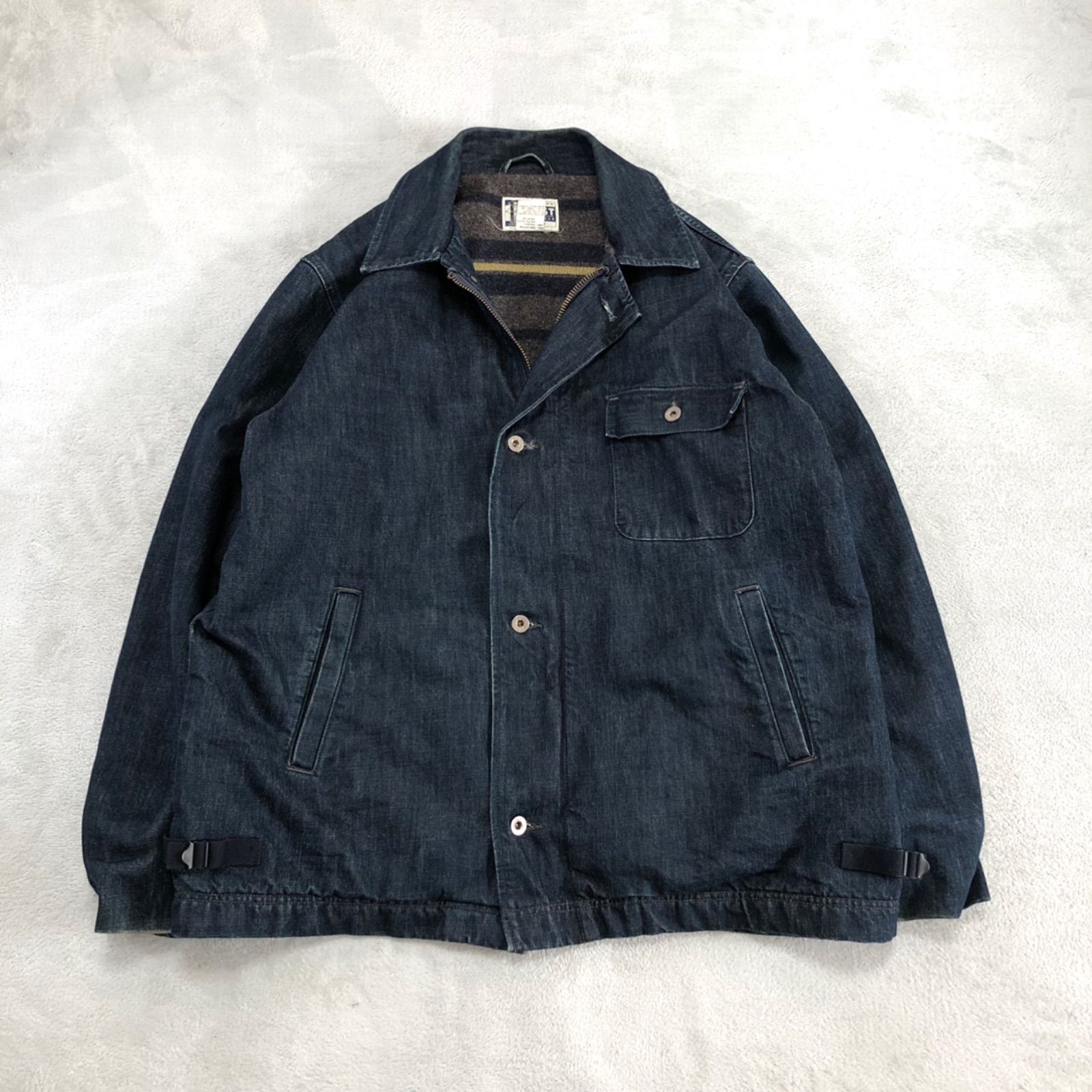 Post overalls デニム カバーオール チャイナジャケット ビンテージ 2021 Limited Release vol.2 Indigo POST Chinois – POST OʼALLS
