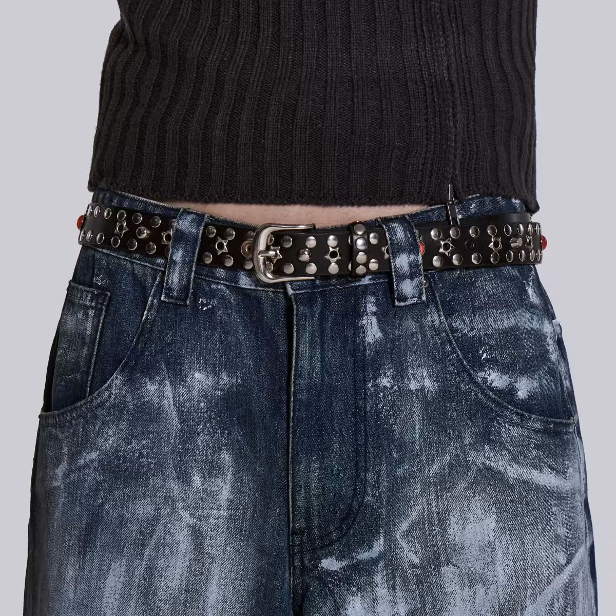 新品】JADED LONDON Starstud Belt ブラック4114 - メルカリ