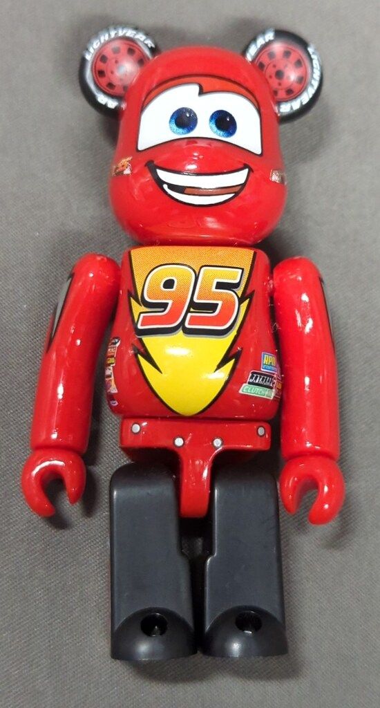 MEDICOM TOY - ベアブリック    カーズ2 Cars 2 マックイーン & メーター 2pc ベアブリック（BE@RBRICK