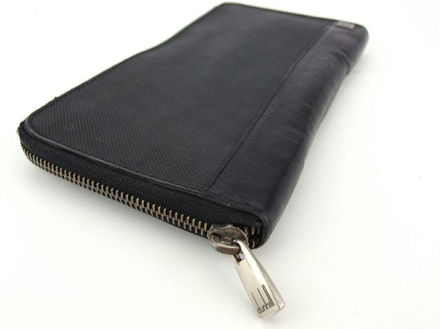 dunhill ダンヒル ラウンドファスナー長財布 極美品 ブラック 40 極美品 dunhill ダンヒル 長財布 ラウンドファスナー｜Yahoo