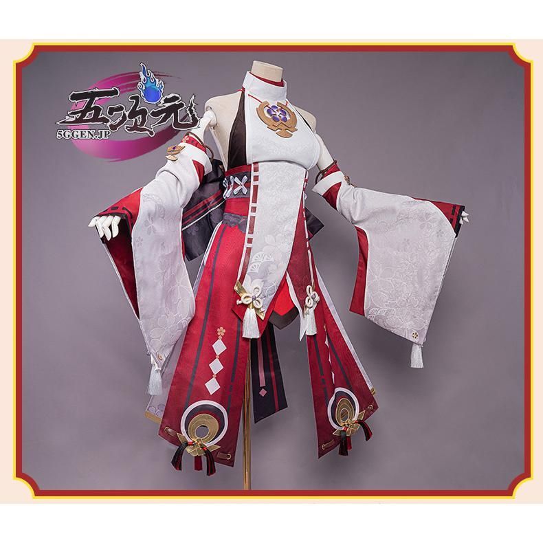 ハロウィン Uwowo 原神 コスプレ 八重神子 やえみこ 衣装 ウィッグ 靴 武器 追加可 BJ0930ML03 ハロウィン