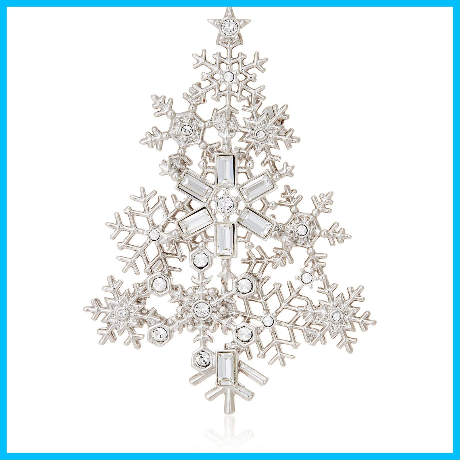 [ヴァンドームブティック]雪の結晶 クリスマスツリー ブローチ VBMV6561 - Shining shop - メルカリ