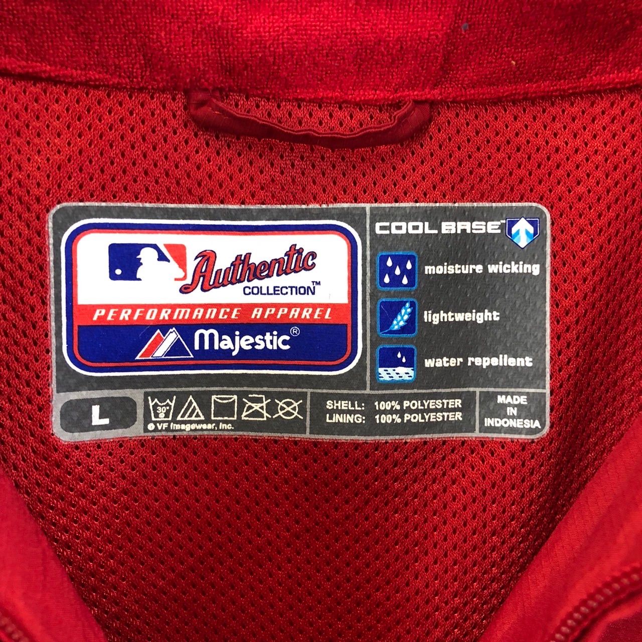majestic マジェスティック MLB レッドソックス ナイロンジャケット Majestic - レッドソックス マジェスティック ナイロン