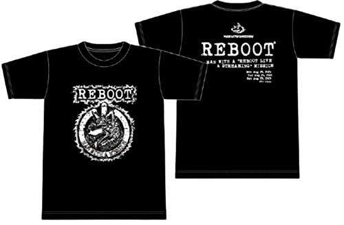 MAN WITH A MISSION マンウィズアミッション 公式グッズ 2020 REBOOT LIVE - STREAMING”MISSION Tシャツ タイプB M M