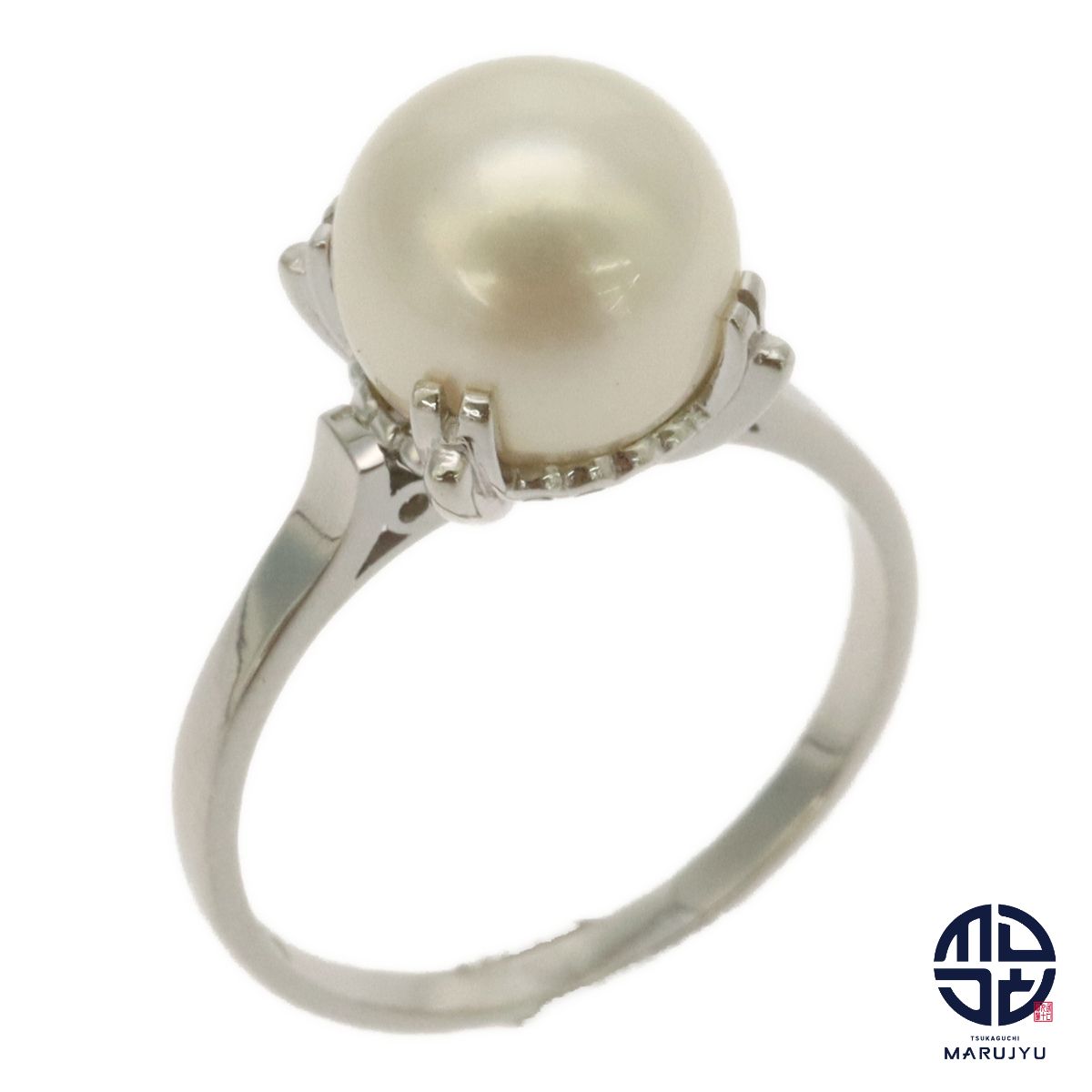 TASAKI タサキ 田崎 Pt900 プラチナ 真珠 アコヤパール8.3mm リング  