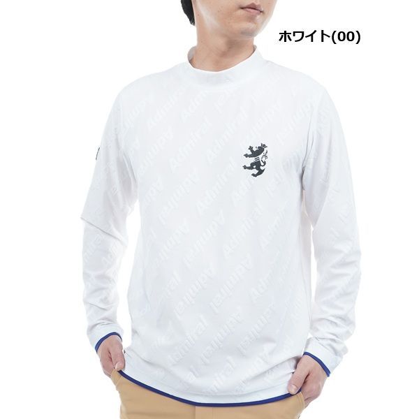 アドミラル 安い ゴルフ メンズ ロゴストレッチ ジャガードモック