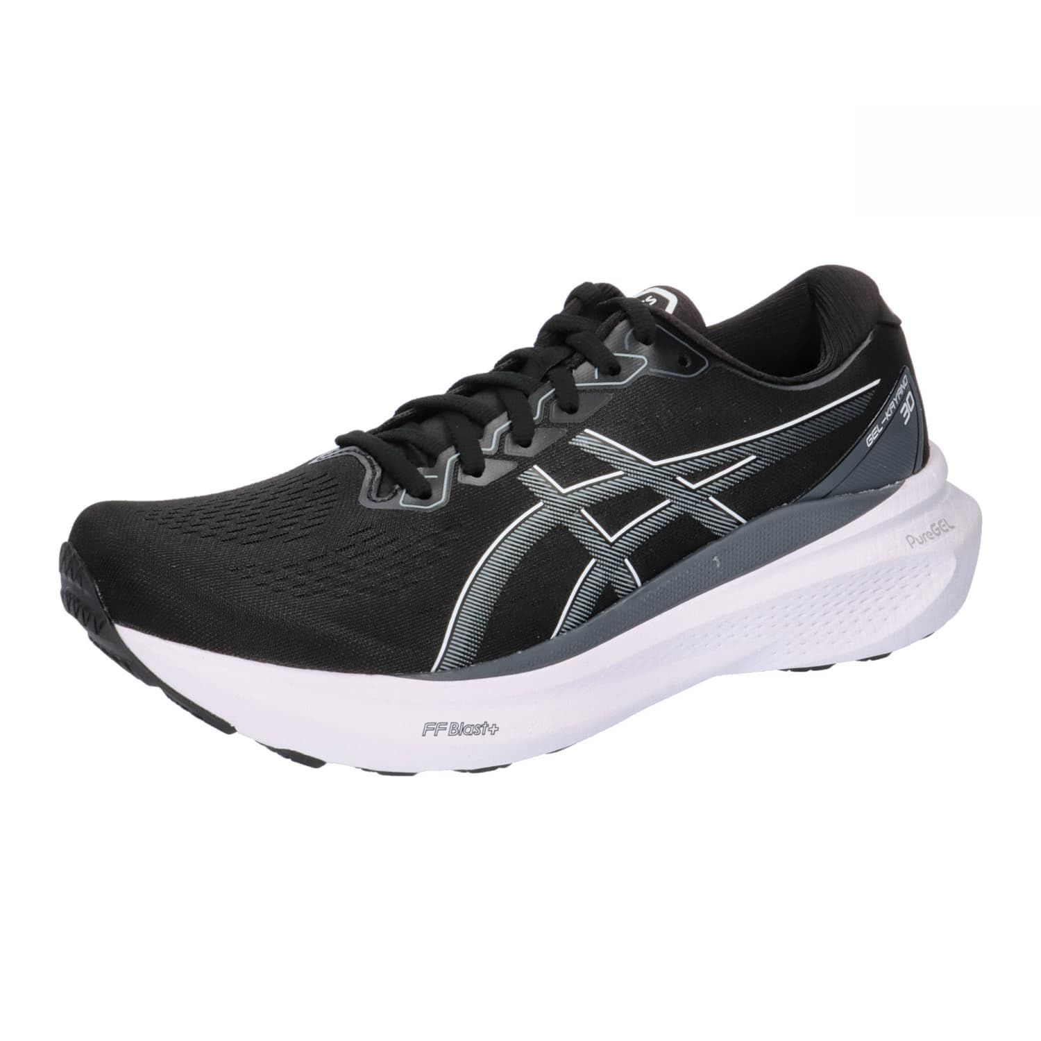 アシックス ランニングシューズ GEL-KAYANO 30 メンズ 002 ブラック|シートロック 27.0 cm 4E