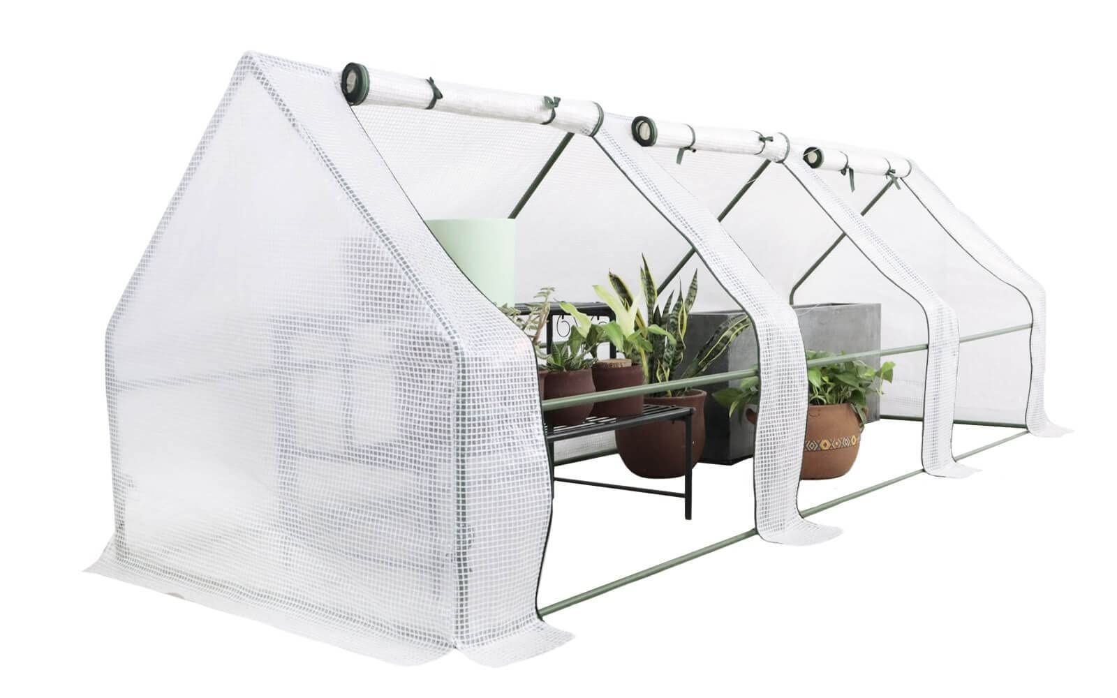 360°透明PVCビニール温室 - 130x91x150cm鉢・プランター - 鉢・プランター