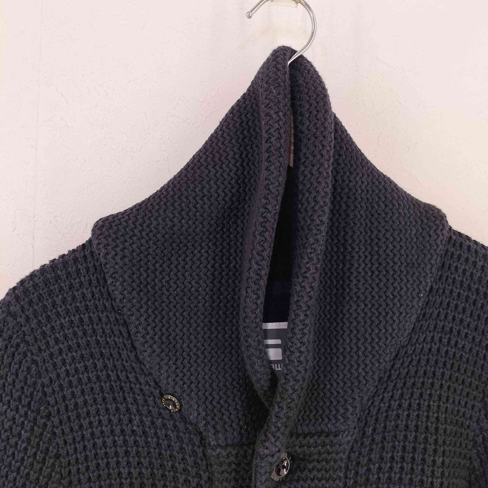 ジースターロー G-STAR RAW ショールカラーカーディガン メンズ S 