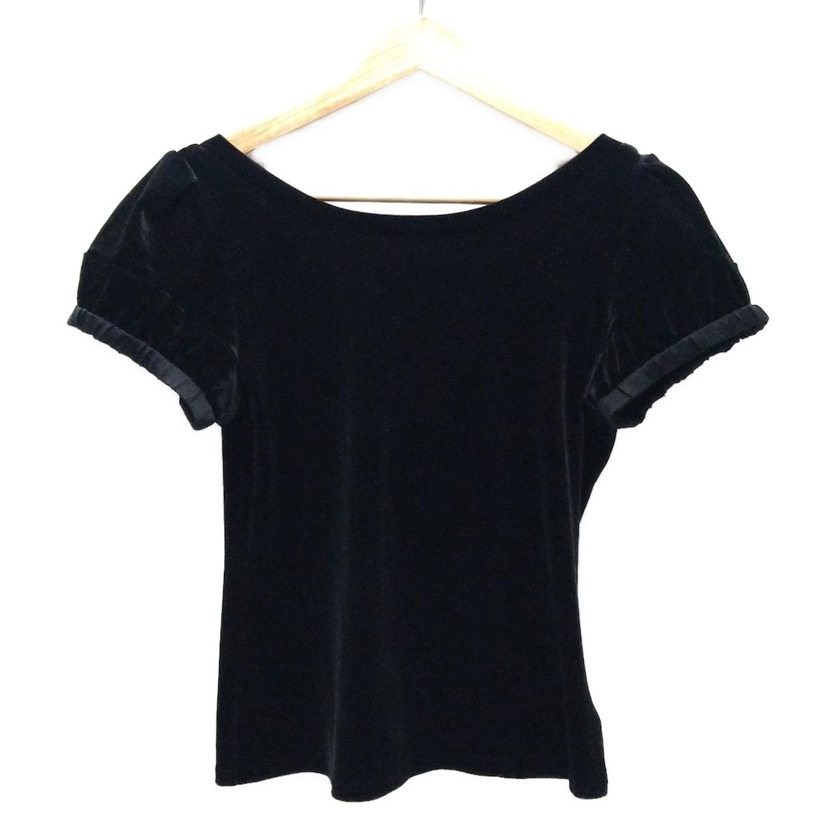 ベロアノワールバイフォクシー ニューヨーク 半袖カットソー サイズ40 M レディース - 黒 クルーネック