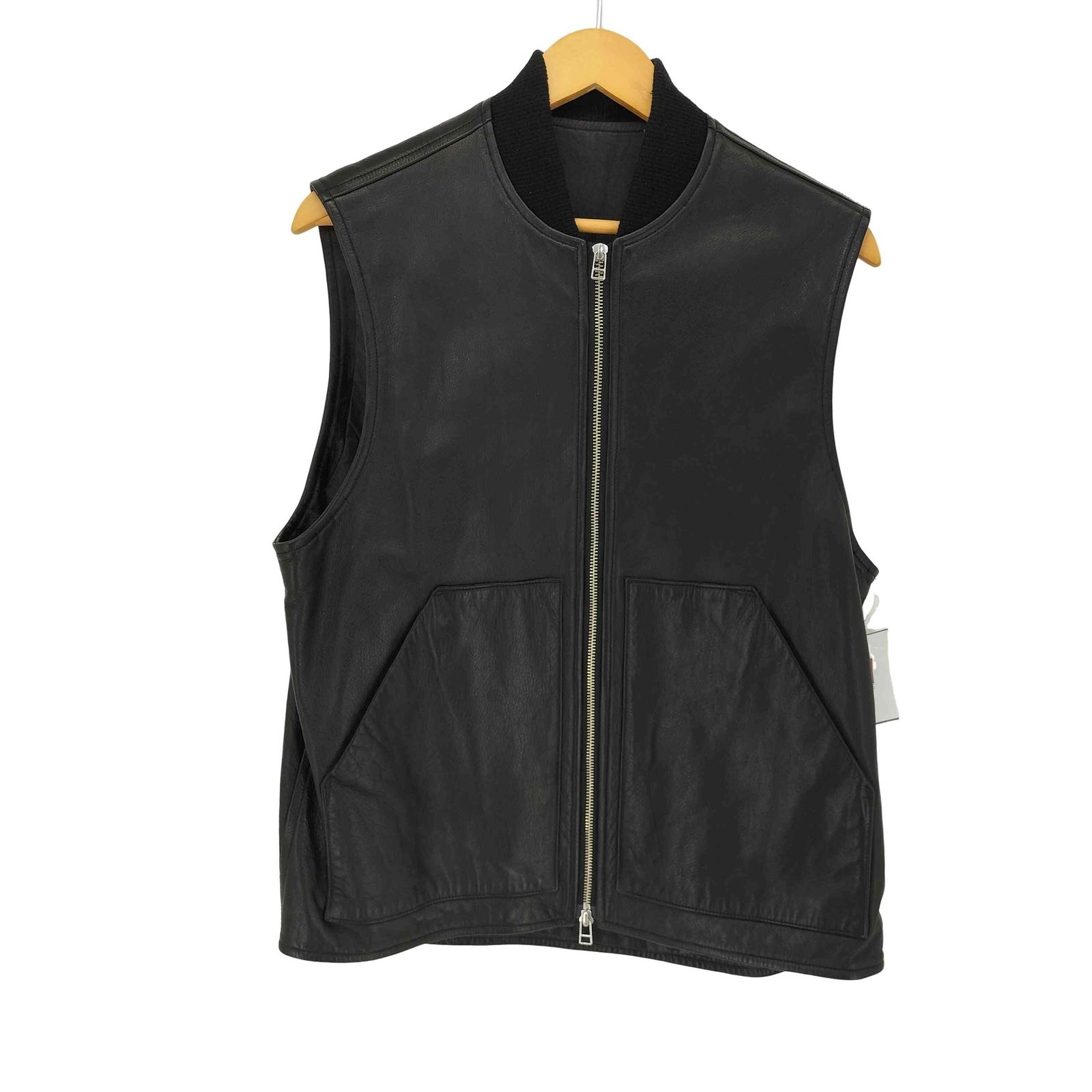 ウル URU 21SS 別注 GARDEN ZIP-UP COW LEATHER VEST メンズ FREE 