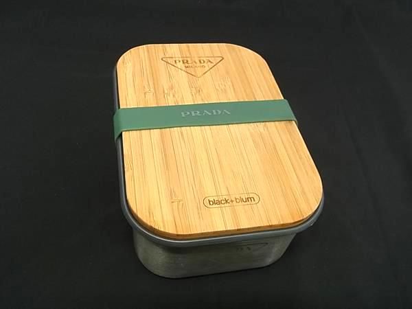 PRADA ガラス製ランチボウル 750ml プラダ ブラックブルム お弁当箱 PRADA ガラス製ランチボウル 750ml プラダ ブラックブルム お弁当箱