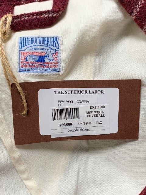 THE SUPERIOR LABOR シュペリオールレイバー BBW WOOL COVERALL ウール