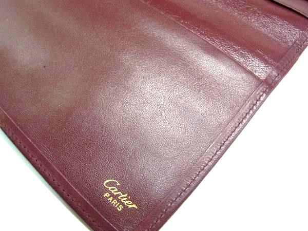 美品⭐︎Cartier 長財布　二つ折り財布 マストライン 保管箱有り 美品⭐︎Cartier 長財布 二つ折り財布 マストライン 保管箱有り