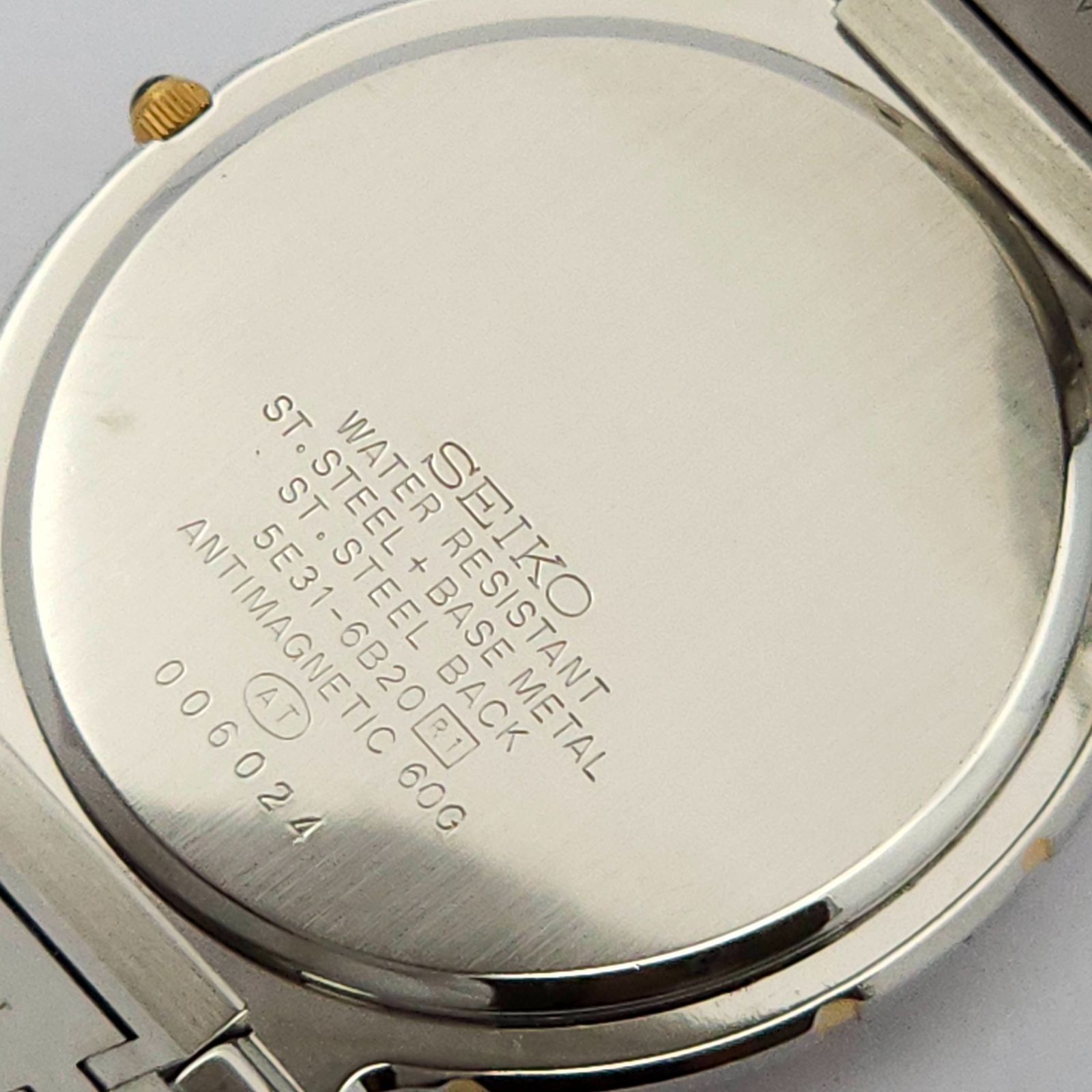 ★良品 SEIKO セイコー ドルチェ 5E31-6B20 QZ 動作品 コンビ