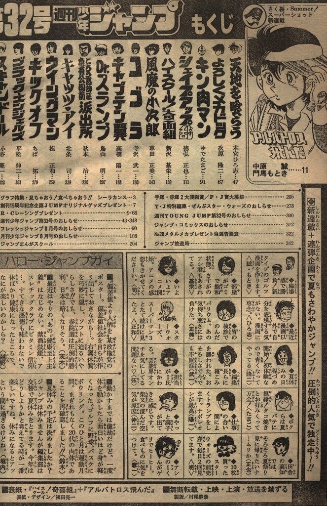 集英社 1983年(昭和58年)の漫画雑誌 週刊少年ジャンプ 1983年