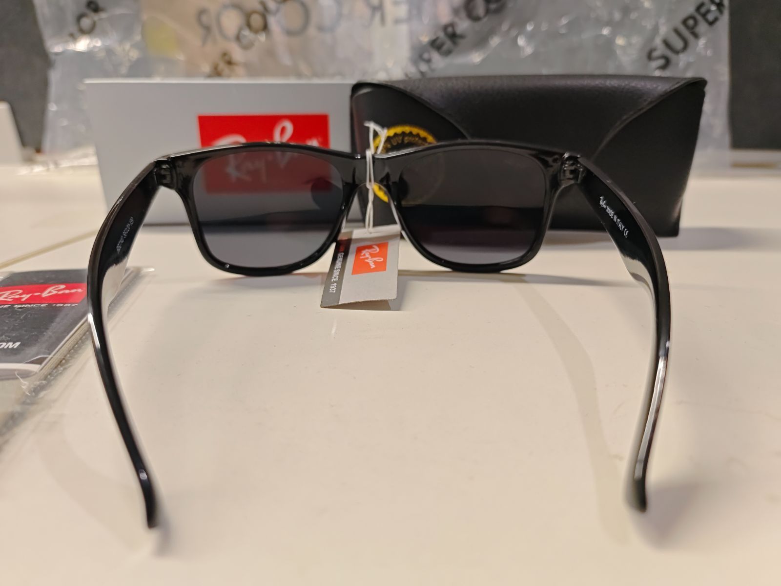 新品 Ray Ban レイバン 木村拓哉様 WAYFARER ブラックライト