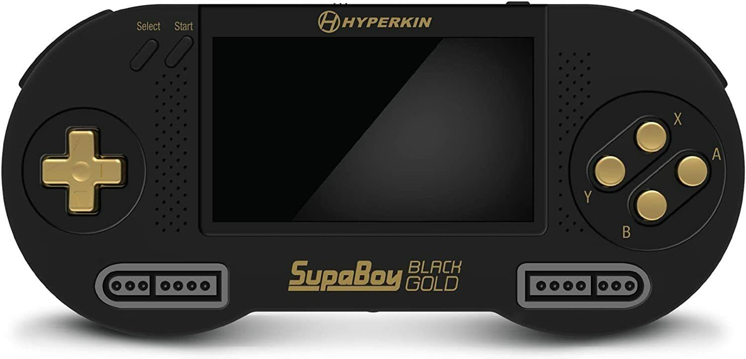 日本語説明書付き!! Hyperkin ハイパーキン SUPABOY Black Gold USB type-C エディション スパボーイ ブラック  ゴールド スーパーファミコン SFC SNES NTSC/PAL カートリッジ対応 輸入品 - メルカリ