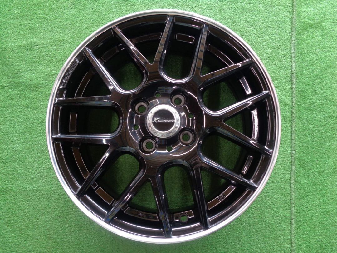 ホイール クロススピードXM 15インチ 4本セット 5.5J-15 4H100 42 ヤリス アクア Mazda2 神奈川県 FFCRYSTALESIA_COM