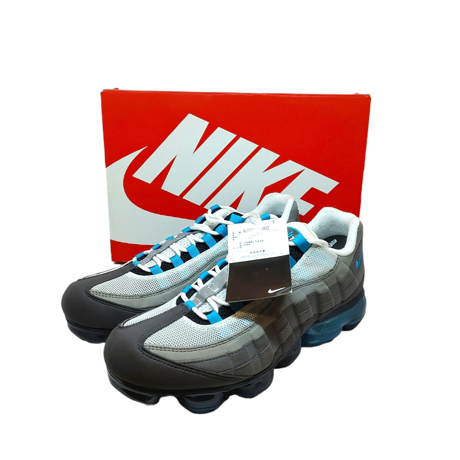 NIKE ナイキ AIR VAPORMAX 95 NEO TURQUOISE スニーカー AJ7292 002 29cm グレー/ブルー