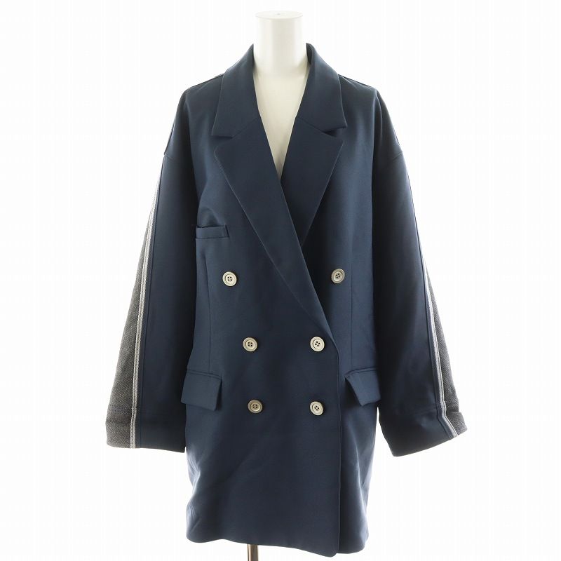 アメリ テーラードジャケット ネイビー ダブル S アメリ テーラードジャケット ネイビー ダブル S 【公式通販】