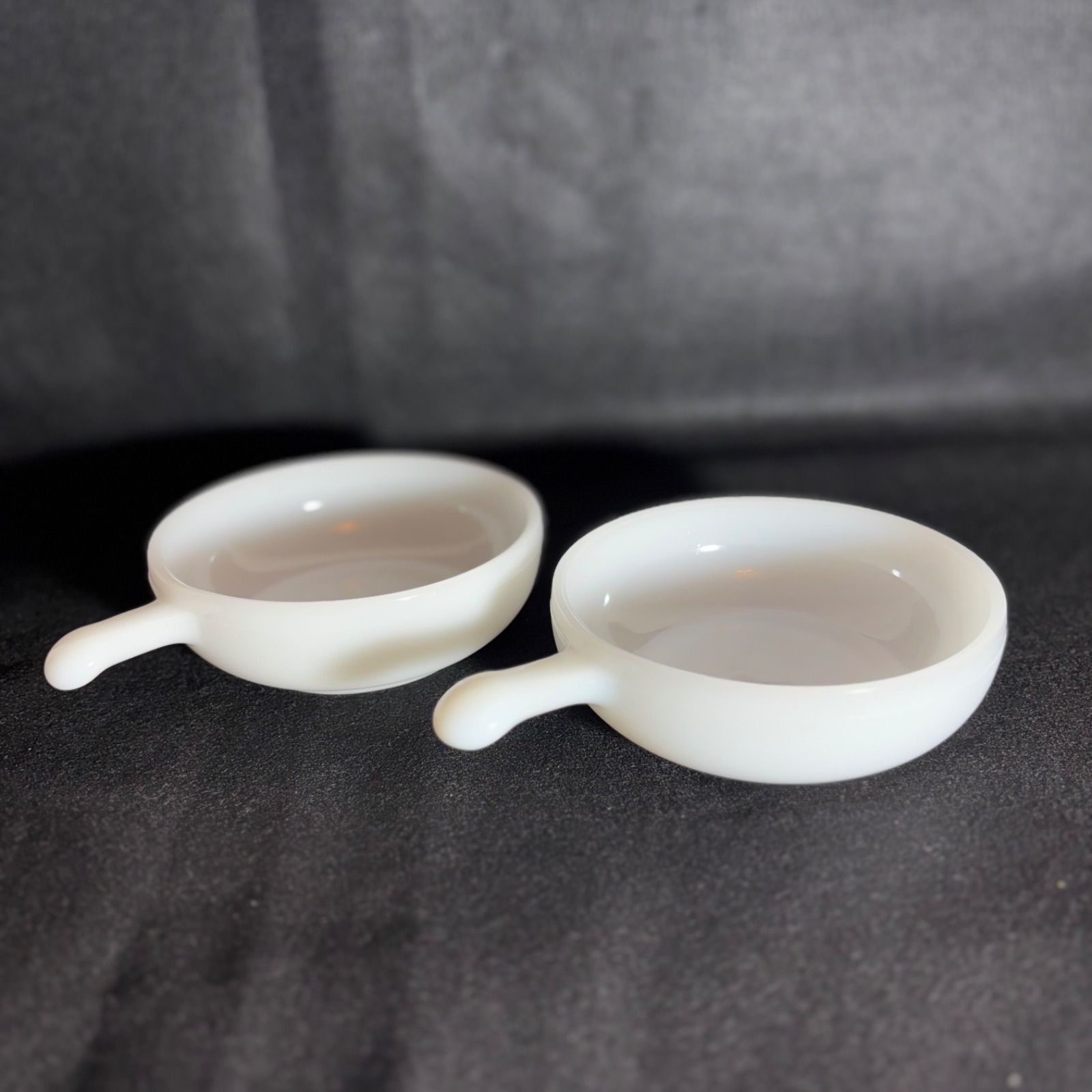 glasbake グラスベイク　ワンハンドル　キャセロール　4個セット　蓋有り glasbake グラスベイク ワンハンドル キャセロール 4個セット 蓋