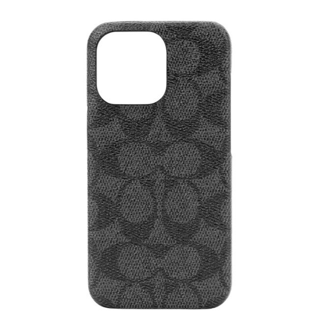 Coach iPhoneケース　iPhone13 スマホケース　PVCレザー Coach柄 COACH Slim Wrap Signature C